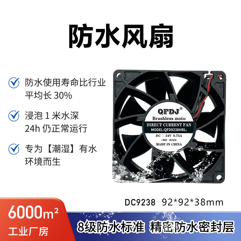 Waterproof fan